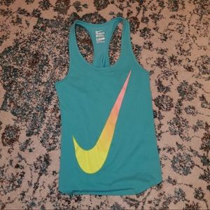 Teal Nike Athletic Tank
